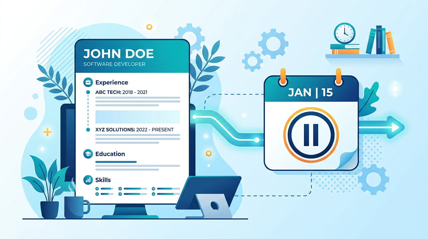 Перерыв в работе в резюме