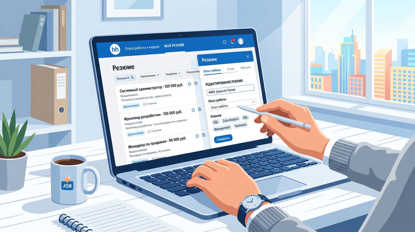Резюме на hh.ru