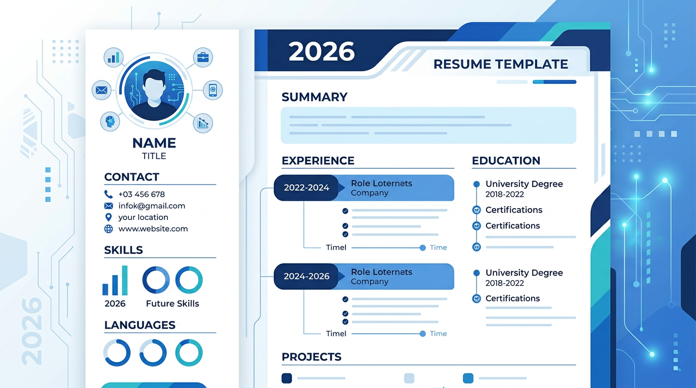 Шаблон резюме 2026